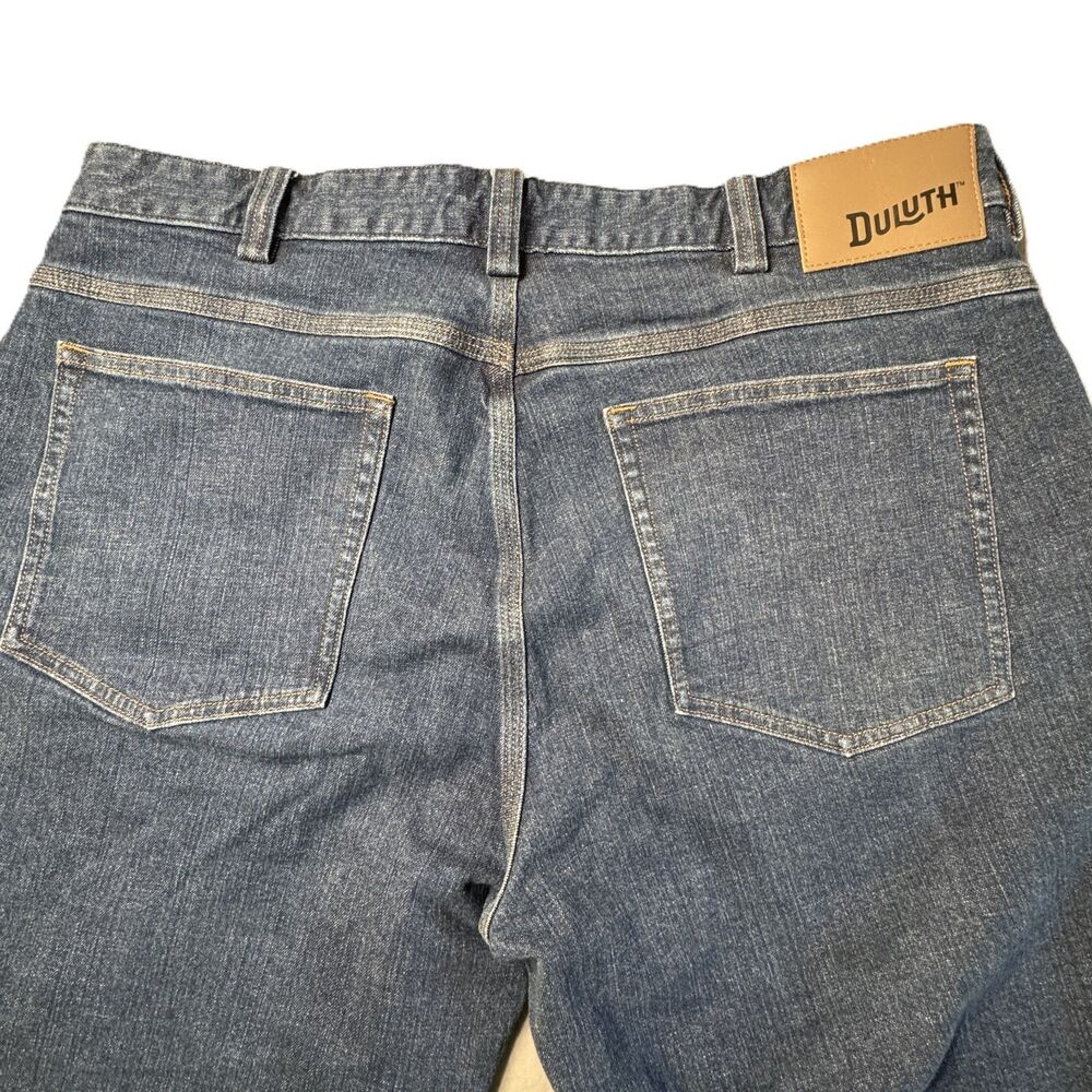 Duluth Trading DuluthFlex Ballroom Jeans 36x26 Relaxed Straight TAILORED Short - Picture 6 of 16